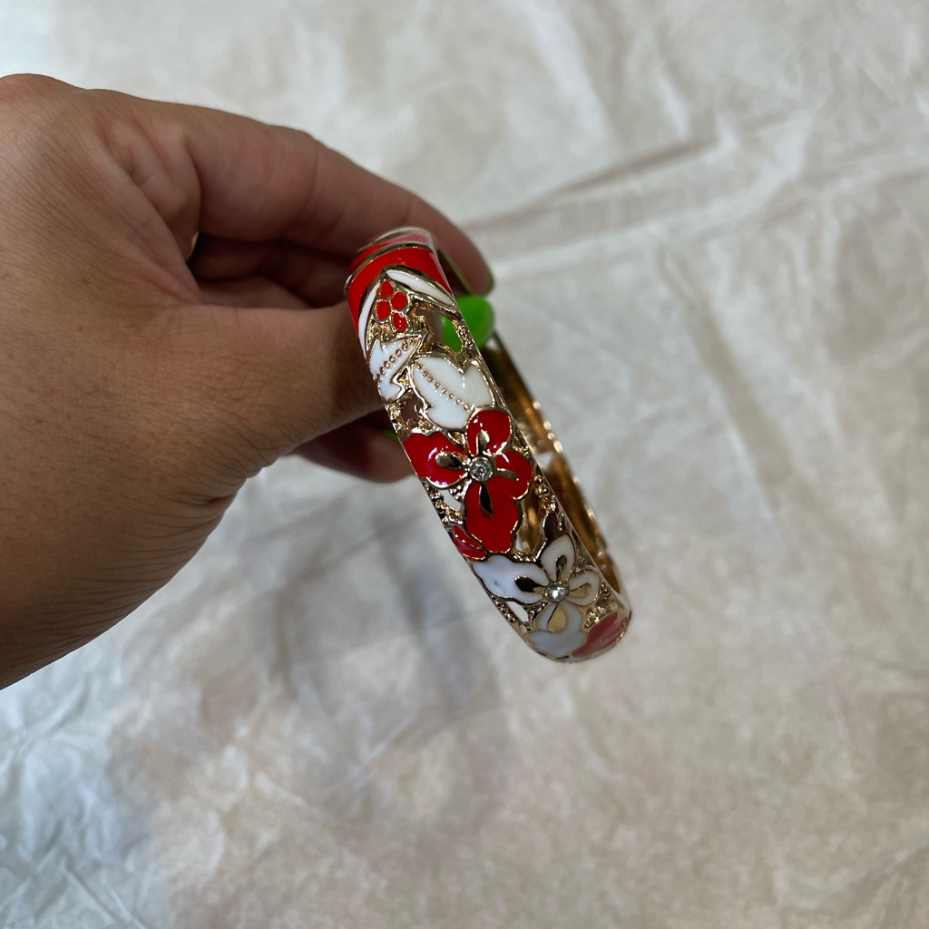 Red & Gold Bangle (Euc)
